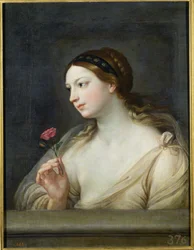 Mädchen mit einer Rose
